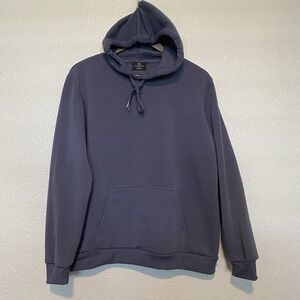 Real essentials RE Pullover Hoodie Large Blue Kangaroo Pocket Women's